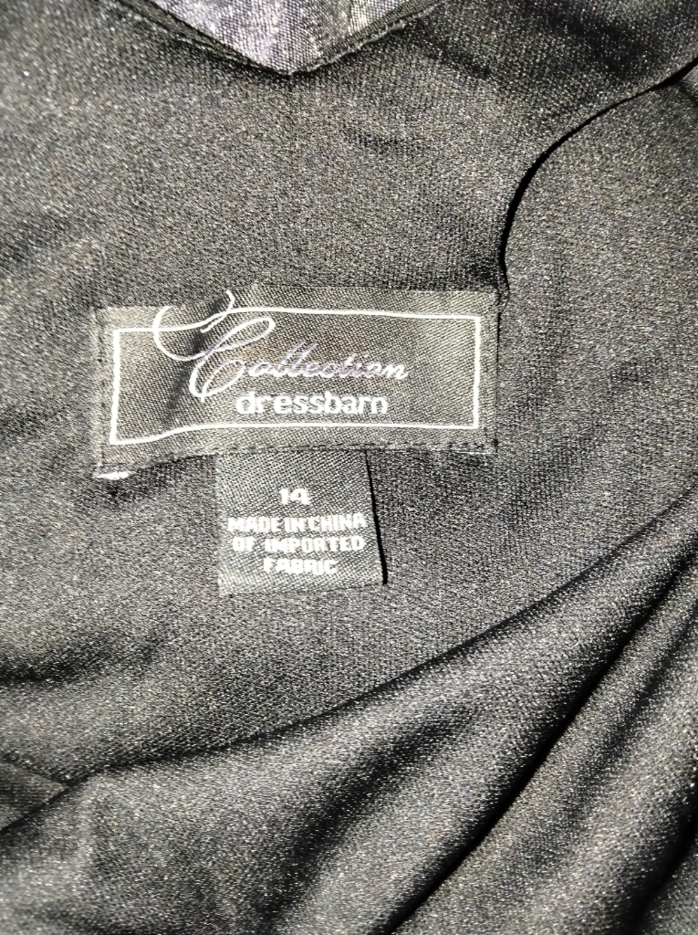 dressbarn Black Sparkle Evening Dress - Picture 5 of 5